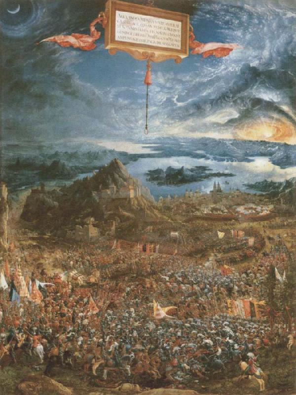 Albrecht Altdorfer the battle of lssus china oil painting image
